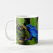 Blauer Gift-Pfeil-Frosch Dendrobates Azureus Kaffeetasse (Links)