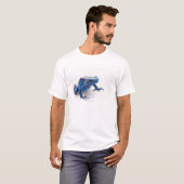 Blauer Gift-Pfeil-Frosch (Dendrobates Tinctorius) T-Shirt (Vorne ganz)