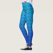 Blauer Gift-Pfeil-Frosch Leggings (Links)