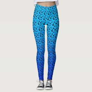 Blauer Gift-Pfeil-Frosch Leggings