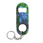 Blauer Gift-Pfeil-Frosch Schlüsselbund Flaschenöffner (Vorderseite)