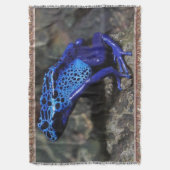 Blauer Giftfrösch, Hellblauer Frosch Decke (Vorderseite Vertikal)