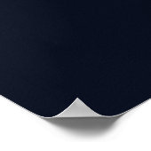 Blauer Gigant im Weltraum Poster (Ecke)