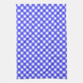 Blauer Gingham Geschirrtuch (Vertikal)
