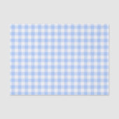 Blauer Gingham Seidenpapier (Vorderseite)