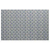 Blauer Ginkgo Stoff (Fat Quarter (45,7 x 55,9 cm))
