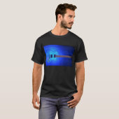 Blauer Gitarren-T - Shirt (Vorne ganz)
