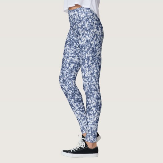 Blauer Glamour Leggings (Links)