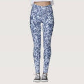 Blauer Glamour Leggings (Vorderseite)