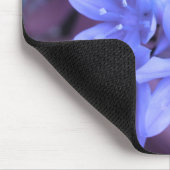 Blauer Glanz des Schneemusepads Mousepad (Ecke)