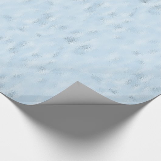 Blauer Glanz Geschenkpapier (Ecke)