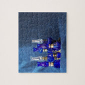 Blauer Glass Lampen Puzzle (Vertikal)