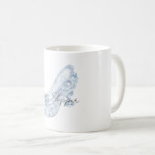 Blauer Glasschuh Kaffeetasse (VorderseiteRechts)