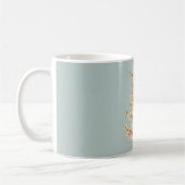 Blauer Glaubensschmetterling Kaffeetasse (Links)