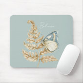 Blauer Glaubensschmetterling Mousepad (Mit Mouse)