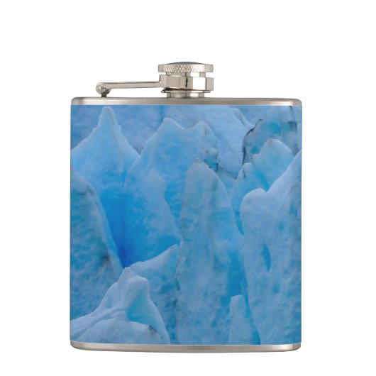 Blauer Gletscher Flachmann (Vorderseite)