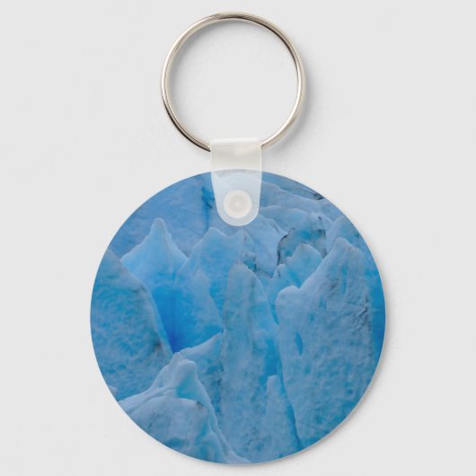 Blauer Gletscher Schlüsselanhänger (Vorderseite)