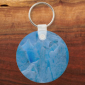 Blauer Gletscher Schlüsselanhänger (Vorderseite)
