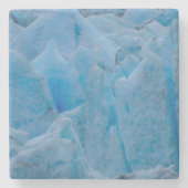 Blauer Gletscher Steinuntersetzer (Vorderseite)