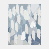 Blauer Gletschereis Fleecedecke (Vorderseite)