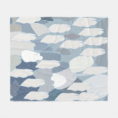 Blauer Gletschereis Fleecedecke (Vorderseite (Horizontal))