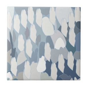 Blauer Gletschereis Fliese