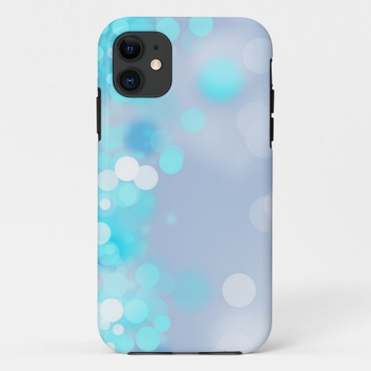 blauer Glitter Case-Mate iPhone Hülle (Rückseite)
