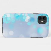 blauer Glitter Case-Mate iPhone Hülle (Rückseite (Horizontal))