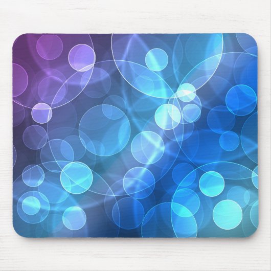 blauer Glitter Mousepad (Vorne)
