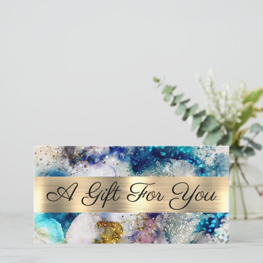 Blauer Glitzer (Stehend Vorderseite)