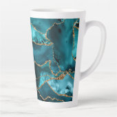 Blauer Glitzer Agate Milchtasse (Rechts)
