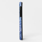 Blauer Glitzer Bling Abdeckung iPhone 5 Kasten Case-Mate iPhone Hülle (Hinten/Links)