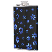 Blauer Glitzer Flachmann (Links)