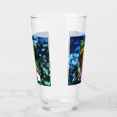 Blauer Glitzer Foto Kindergeburtstag Moderner Rost Glas (Links)