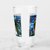 Blauer Glitzer Foto Kindergeburtstag Moderner Rost Glas (Rechts)