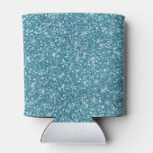 Blauer Glitzer gedruckt Dosenkühler (Rückseite)