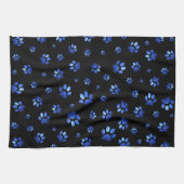 Blauer Glitzer Geschirrtuch (Horizontal)