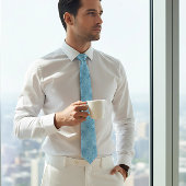 Blauer Glitzer Hochzeit Krawatte