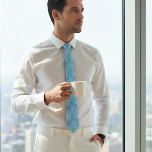 Blauer Glitzer Hochzeit Krawatte