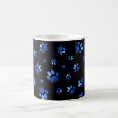 Blauer Glitzer Kaffeetasse (Mittel)
