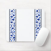 Blauer Glitzer Mousepad (Mit Mouse)