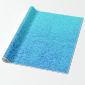 Blauer Glitzer-Schein-glänzender Schimmer Geschenkpapier (Ungerollt)
