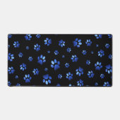 Blauer Glitzer Schreibtischunterlage (Vorderseite)