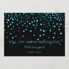 Blauer Glitzer sind Sie meine Einladung