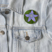 Blauer Glocke Blume Button (Beispiel)