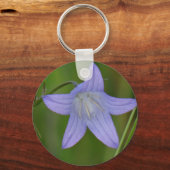 Blauer Glocke Blume Schlüsselanhänger (Vorderseite)