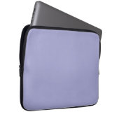 Blauer Glocke (Vollfarbe) Laptopschutzhülle (Vorne Rechts)