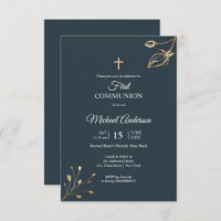 Blauer Gold erste Kommunion Religiöse Veranstaltun