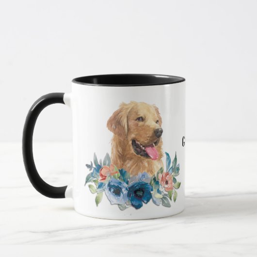 Blauer Golden Retriever Tasse (Links)