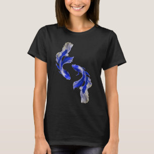 Blauer goldener Guppy-Fisch Fancy Guppies Thai Kam T-Shirt